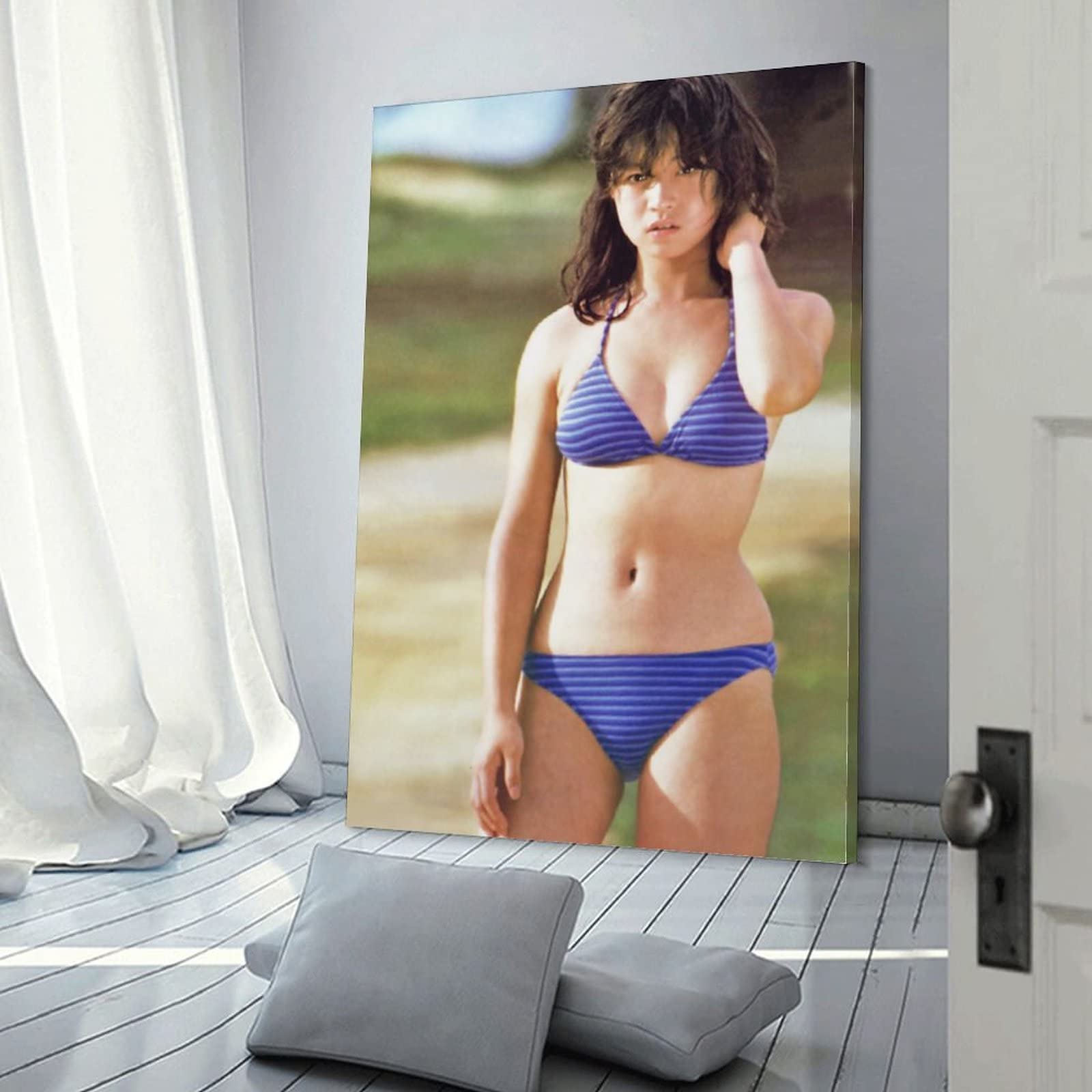 Amazon.co.jp: 中森明菜下着セクシー写真ポスター壁飾り キャンバス